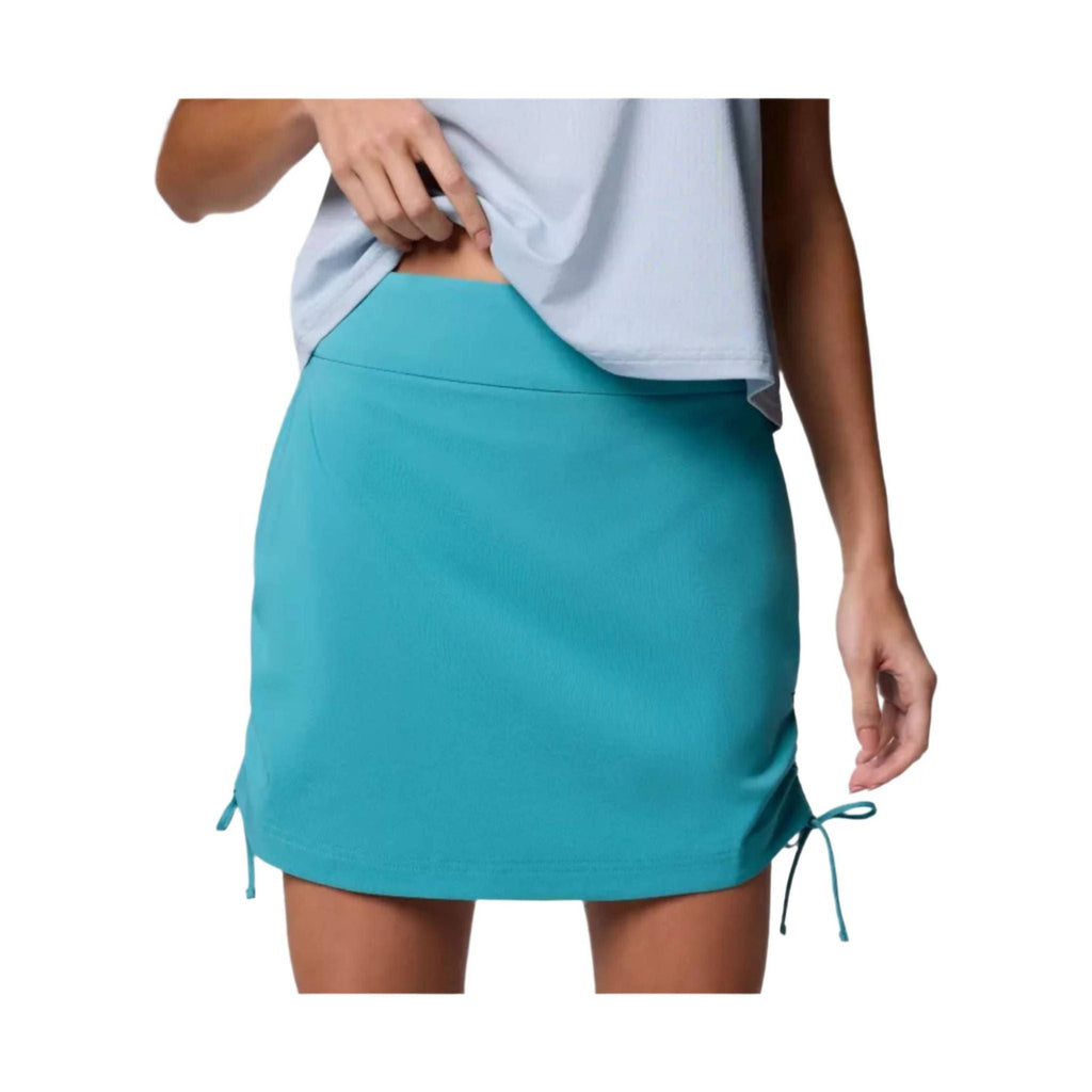 Columbia Women's All Seasons Ruched Skort - Teal - Lenny's Shoe & Apparel