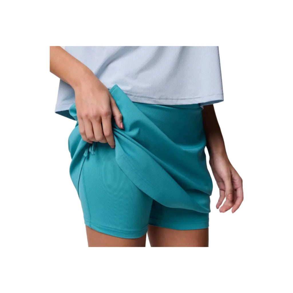 Columbia Women's All Seasons Ruched Skort - Teal - Lenny's Shoe & Apparel
