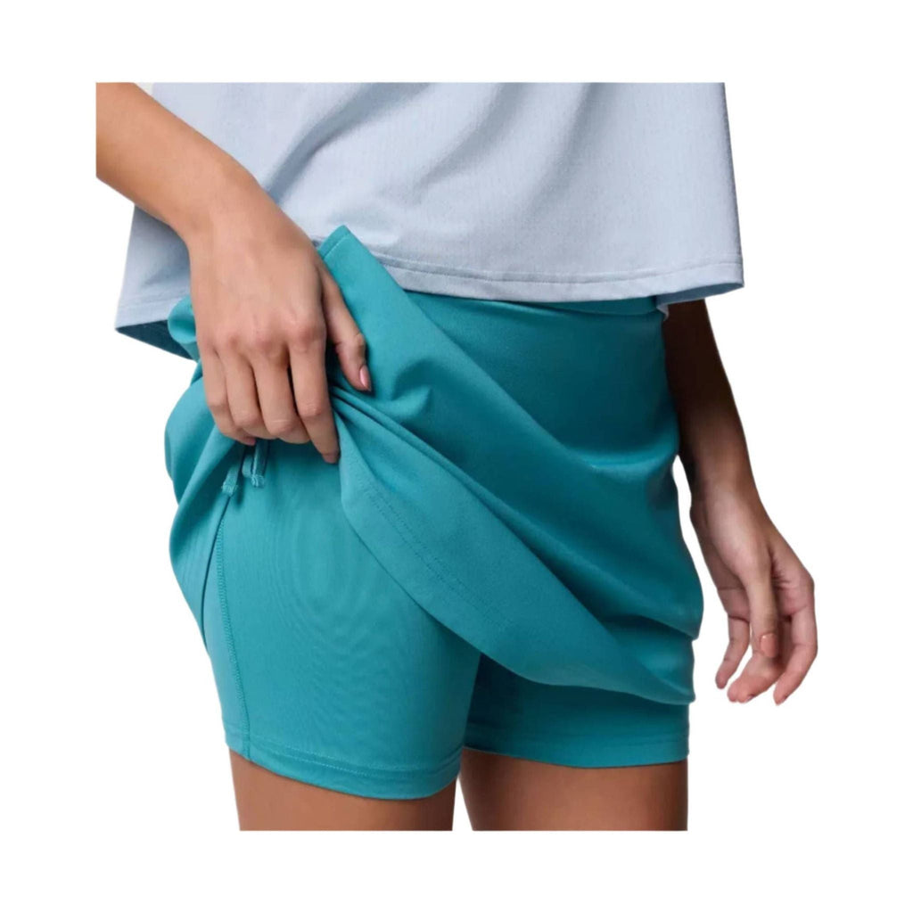 Columbia Women's All Seasons Ruched Skort - Teal - Lenny's Shoe & Apparel