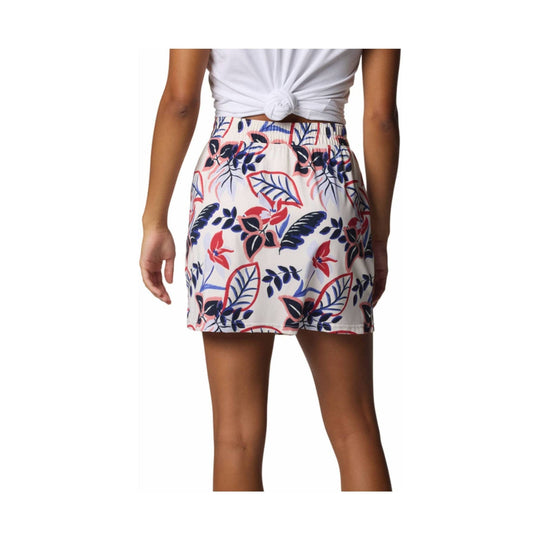 Columbia Women's Chill River Printed Skort - White Pasteled - Lenny's Shoe & Apparel