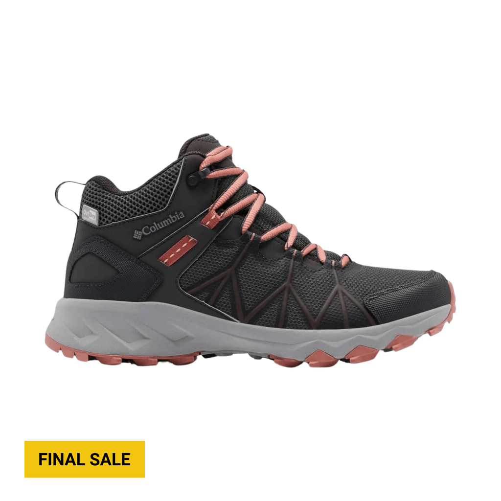 Columbia Women's Peakfreak II Mid Outdry Wide Hiking Boots - Dark Grey/ Dark Charcoal - Lenny's Shoe & Apparel