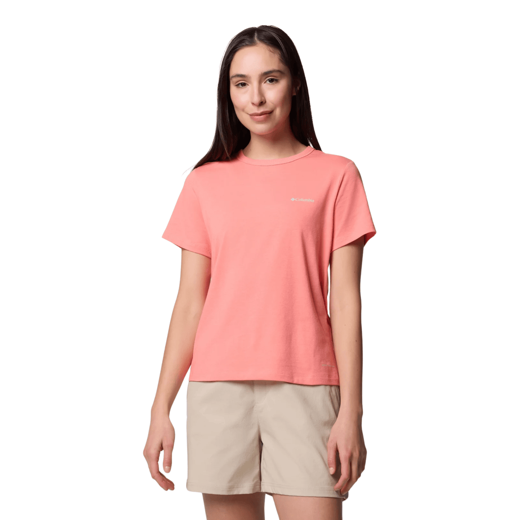 Columbia Women's Sun Trek Short Sleeve II Shirt - Alpenglow - Lenny's Shoe & Apparel