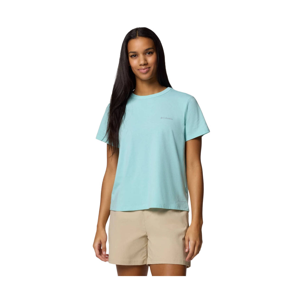 Columbia Women's Sun Trek Short Sleeve II Shirt - Spray - Lenny's Shoe & Apparel