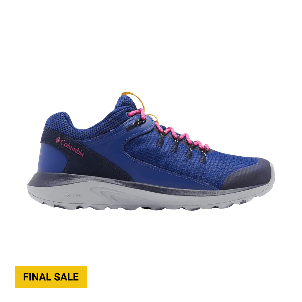 Columbia Women's Trailstorm Waterproof Wide Shoes - Dark Sapphire/ Wild Fuchsia - Lenny's Shoe & Apparel