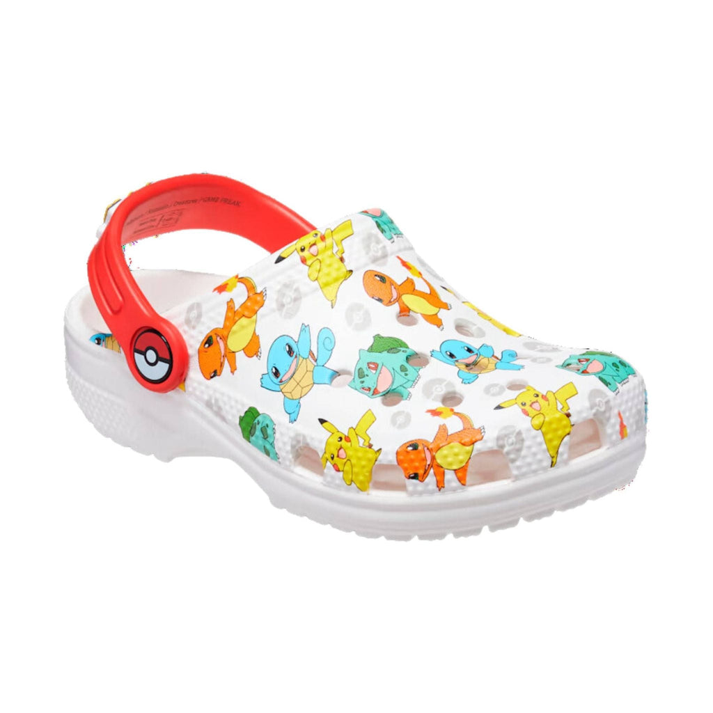 Crocs Kids' Classic Pokemon Clog - White/Multi - Lenny's Shoe & Apparel