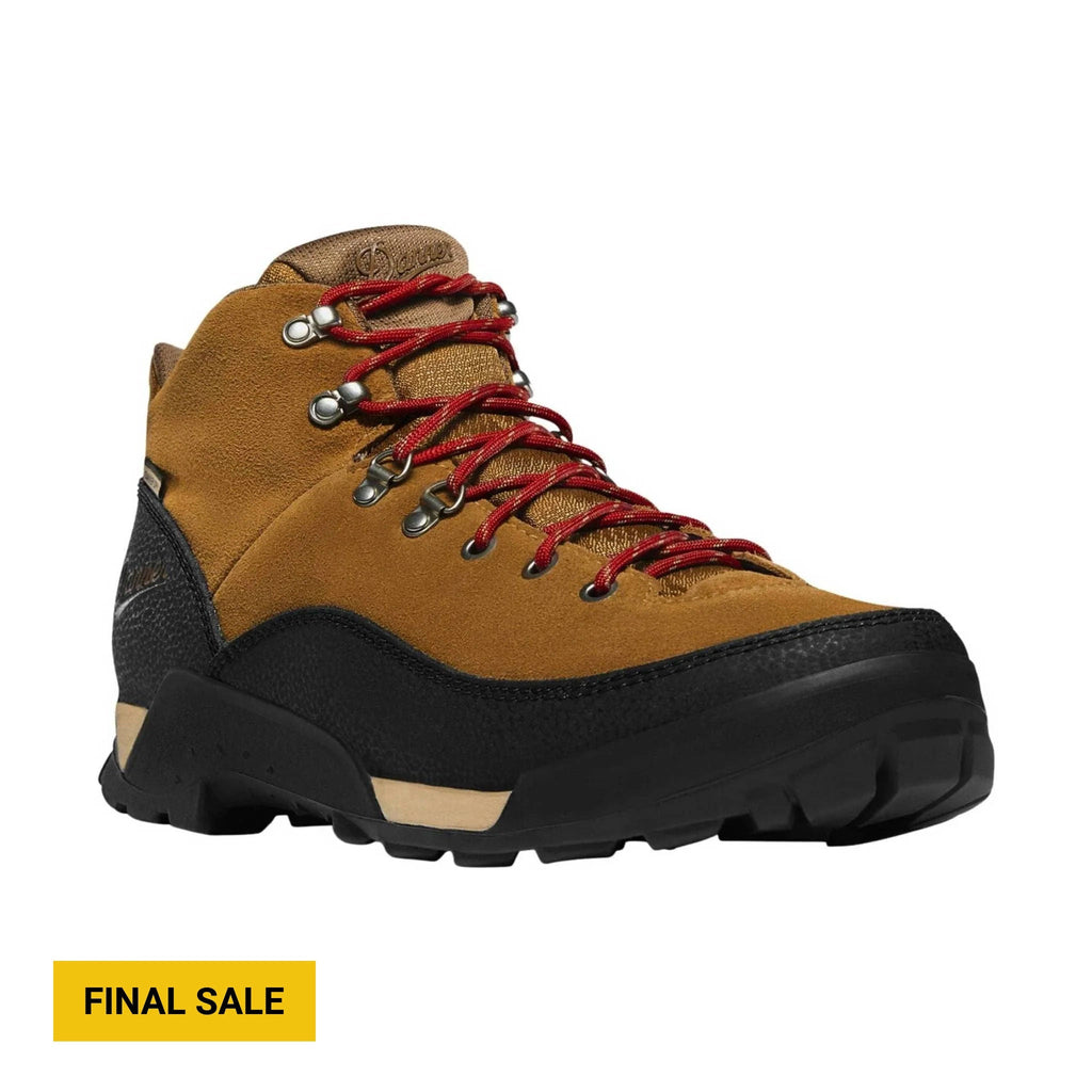 Danner Men's Panorama Mid 6 Inch Hiking Boot - Brown/Red - Lenny's Shoe & Apparel