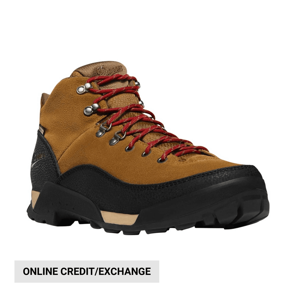 Danner Men's Panorama Mid 6 Inch Hiking Boot - Brown/Red - Lenny's Shoe & Apparel