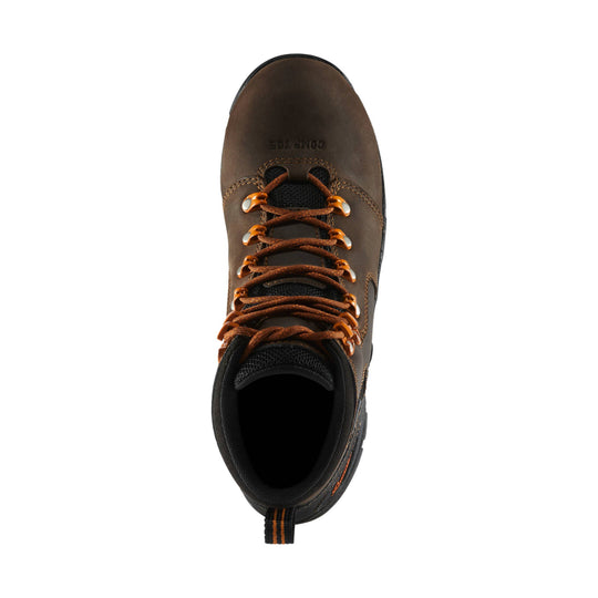 Danner Women's Vicious 4 Inch Composite Toe Work Boot - Brown/Orange - Lenny's Shoe & Apparel