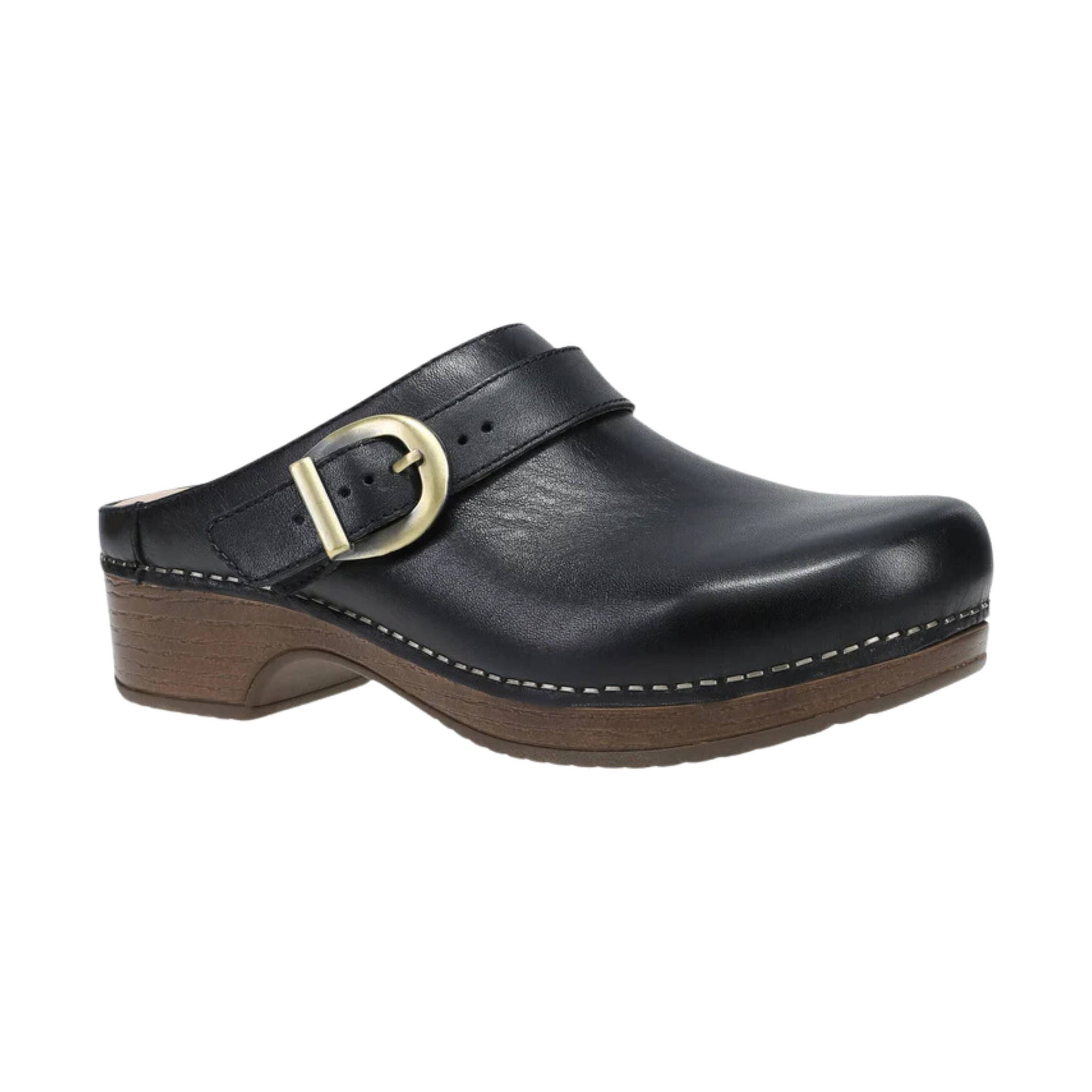 Dansko Women's Baylor Black Calf Mule - Main Image