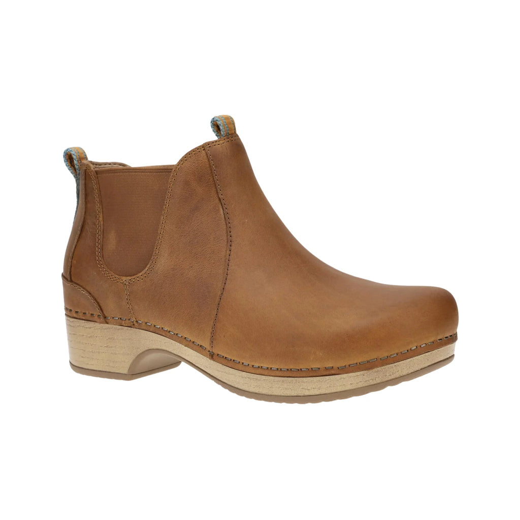 Dansko Women's Becka Boots - Tan Oiled Pull Up - Lenny's Shoe & Apparel