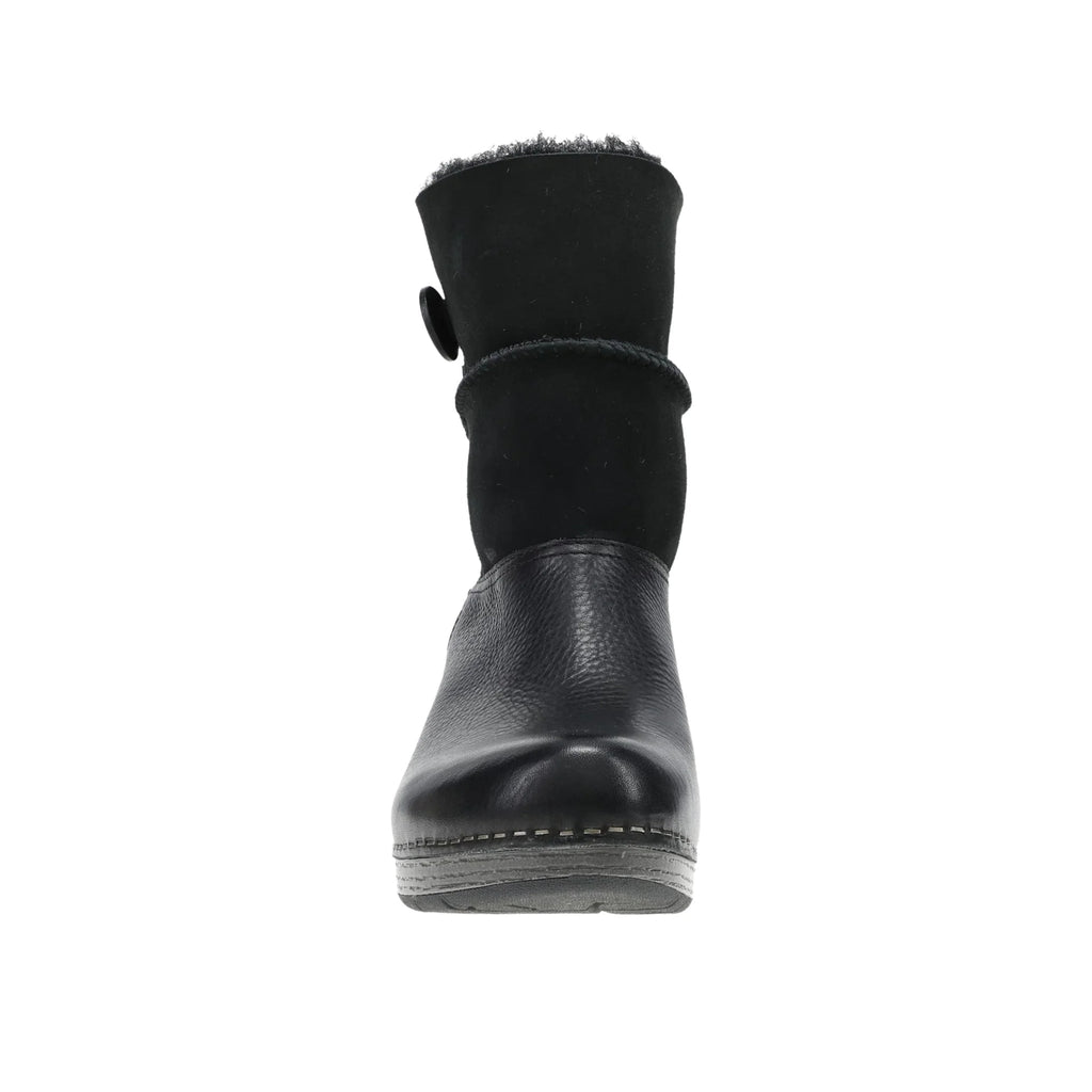 Dansko Women's Lillith Boots - Black Waxy Milled - Lenny's Shoe & Apparel