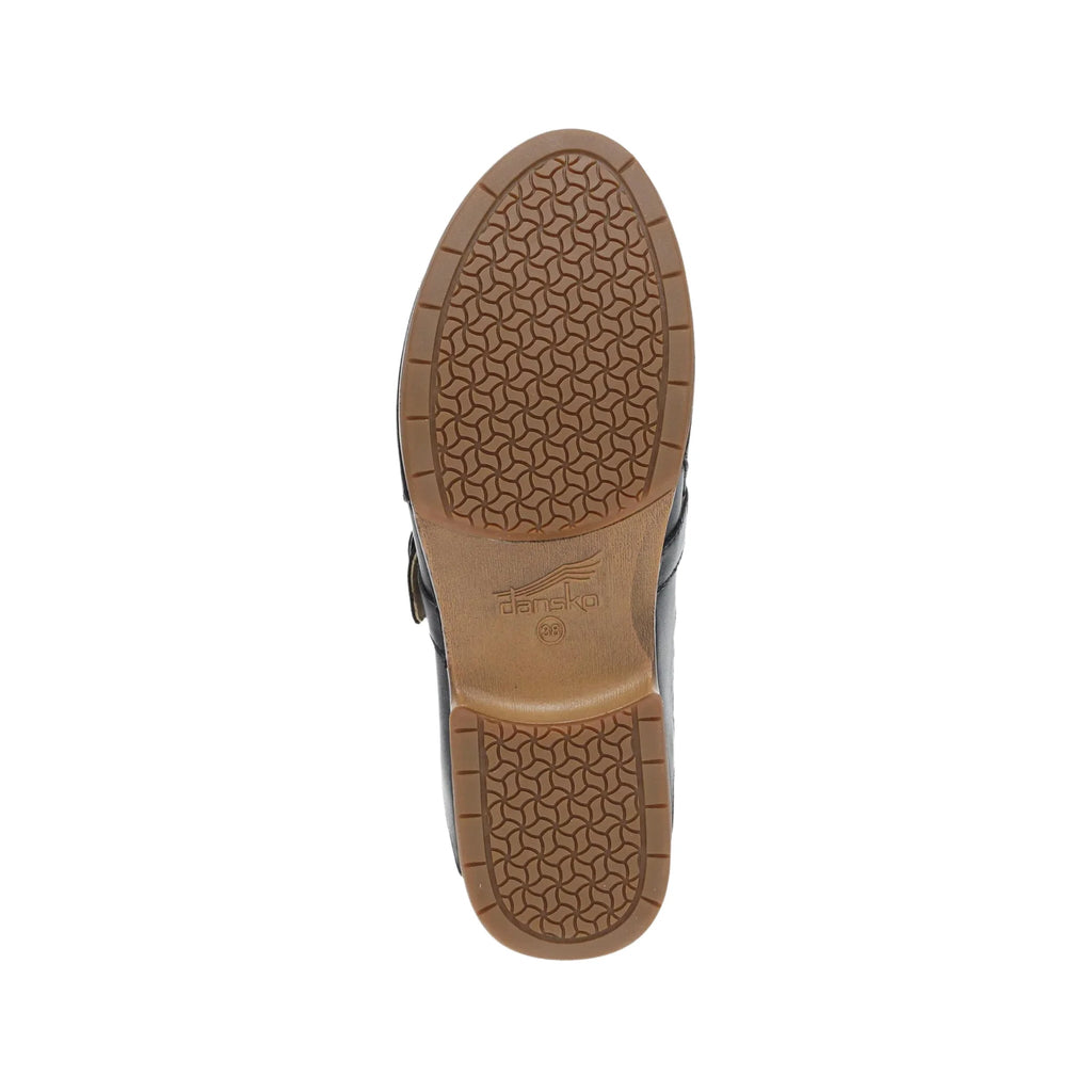 Dansko Women's Margaret - Black Burnished Calf Clog - Lenny's Shoe & Apparel