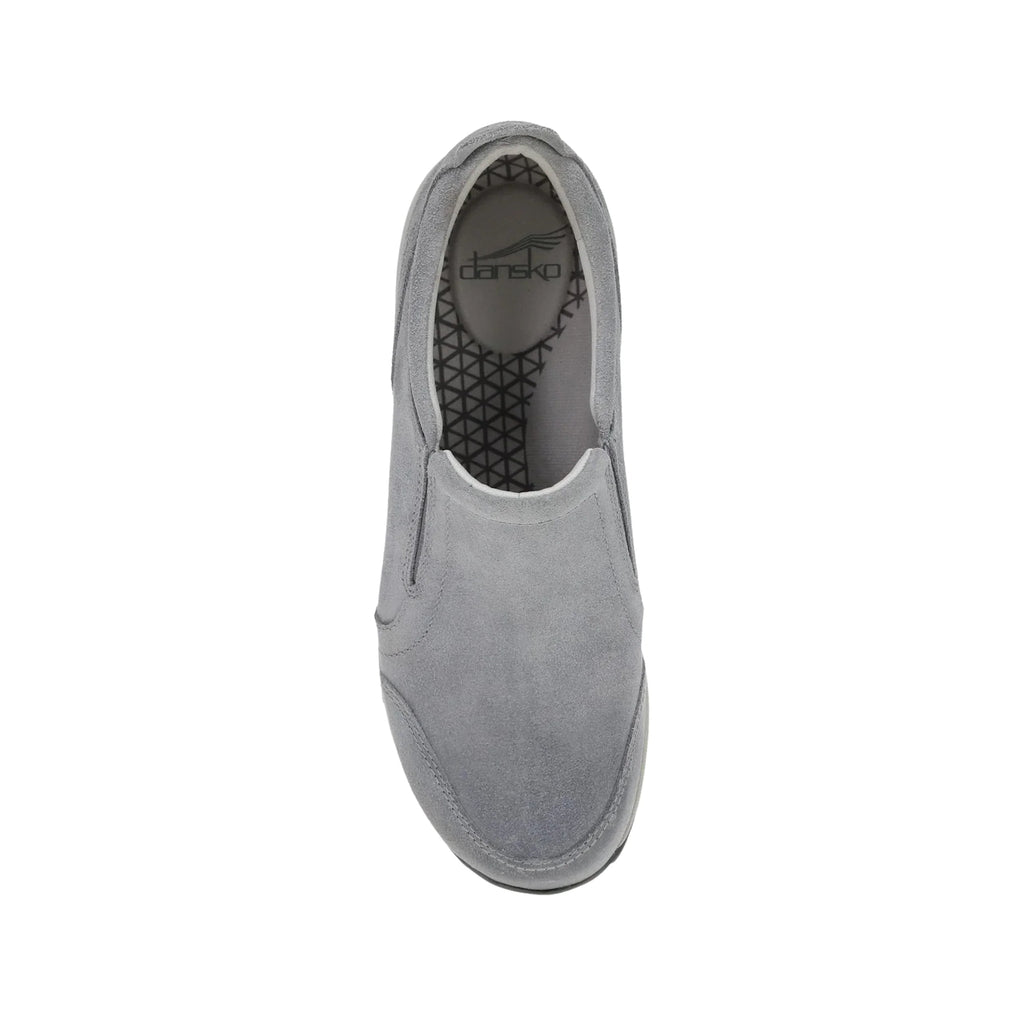 Dansko Women's Pippy Waterproof Sneakers - Grey Burnished Suede - Lenny's Shoe & Apparel