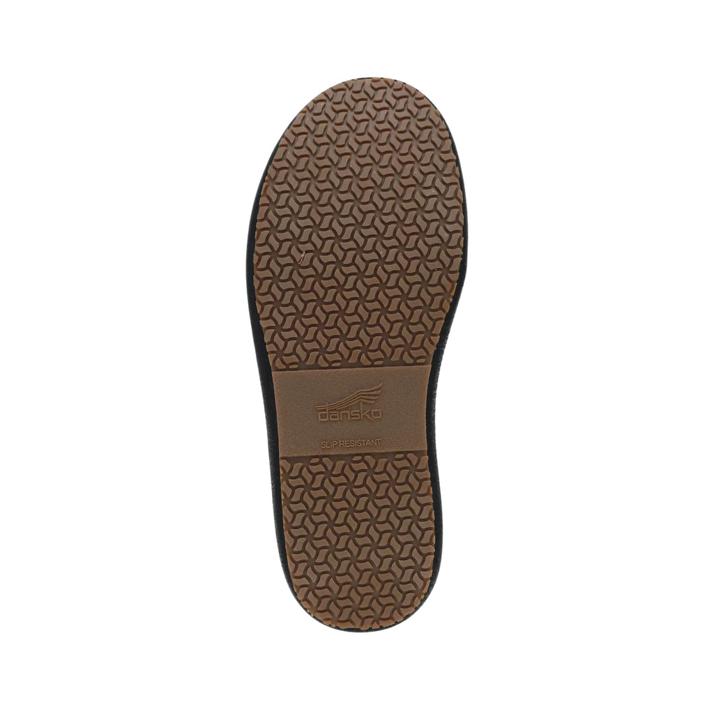 Dansko Women's Platform Pro Clogs - Black Burnished Nubuck - Lenny's Shoe & Apparel