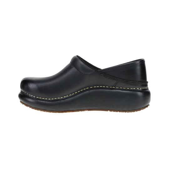 Dansko Women's Platform Pro Clogs - Black Burnished Nubuck - Lenny's Shoe & Apparel