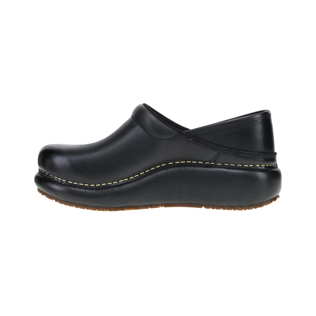 Dansko Women's Platform Pro Clogs - Black Burnished Nubuck - Lenny's Shoe & Apparel