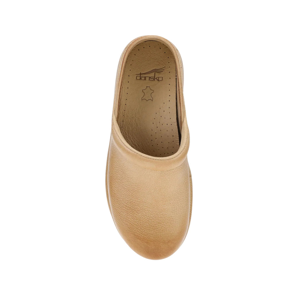 Dansko Women's Platform Pro Clogs - Honey Distressed - Lenny's Shoe & Apparel