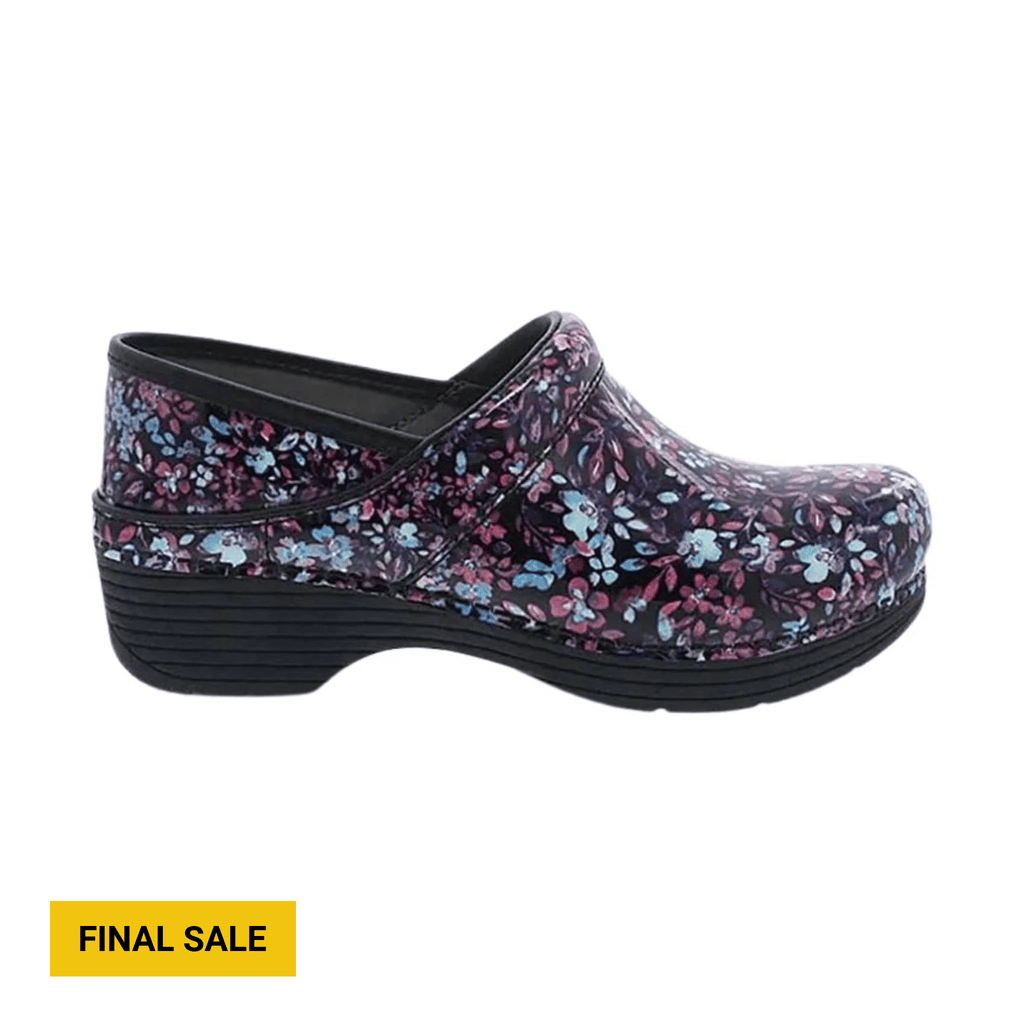 Dansko Women's Pro LT - Ditsy Floral Patent - Lenny's Shoe & Apparel