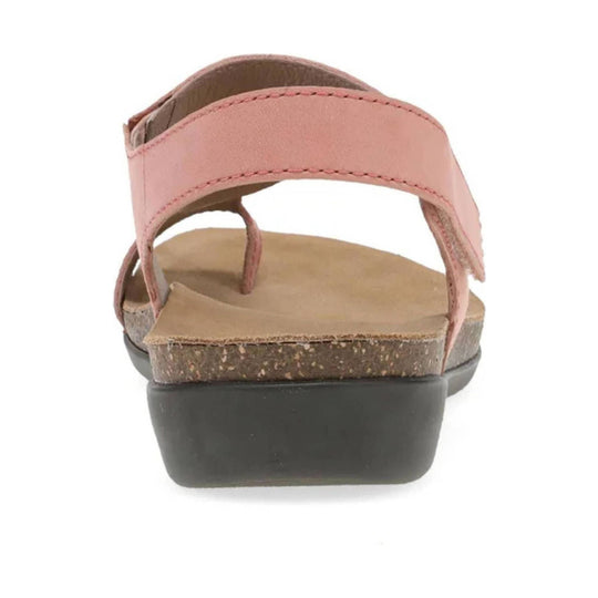 Dansko Women's Reece Sandals - Rose Nubuck - Lenny's Shoe & Apparel