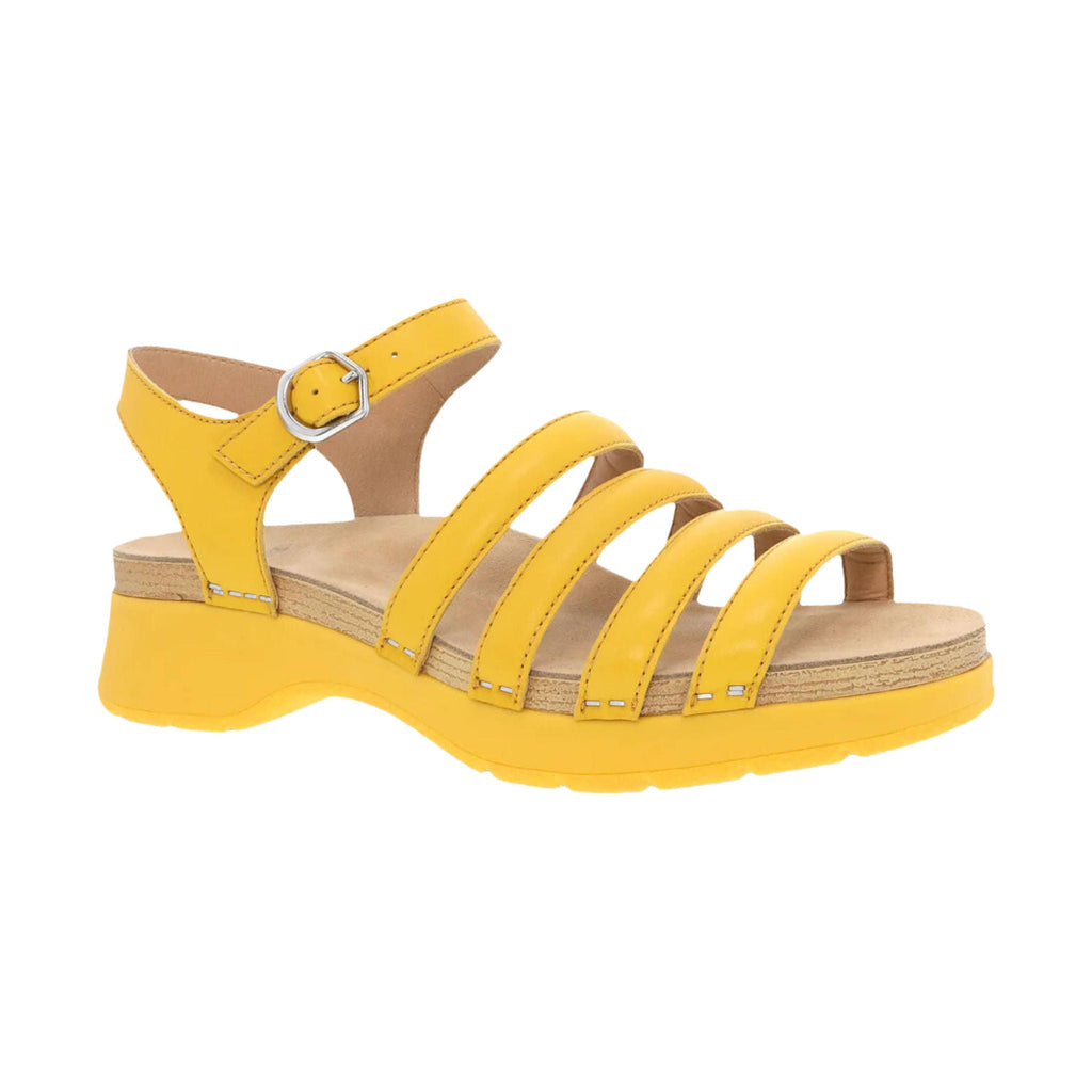 Dansko Women's Roxie Sandal - Yellow - Lenny's Shoe & Apparel