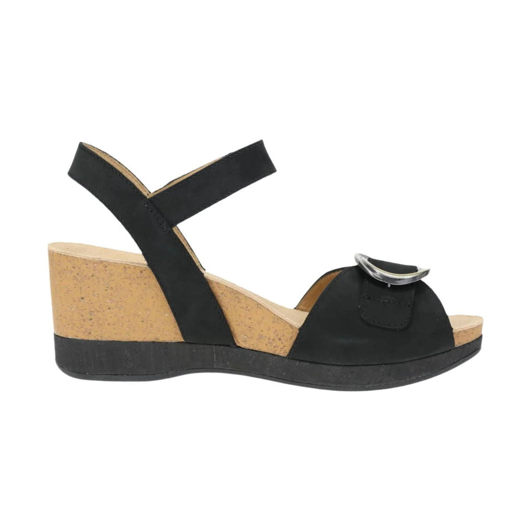 Dansko Women's Stella Sandals - Black - Lenny's Shoe & Apparel