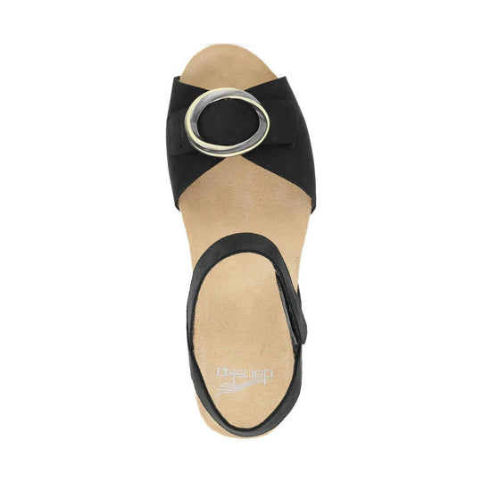 Dansko Women's Stella Sandals - Black - Lenny's Shoe & Apparel
