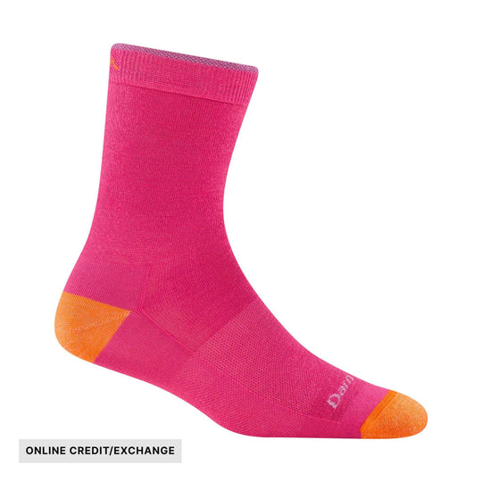 Darn Tough Vermont Kids' Field Trip Micro Crew Lightweight Hiking Sock - Neon Pink - ONLINE CREDIT/EXCHANGE - Lenny's Shoe & Apparel