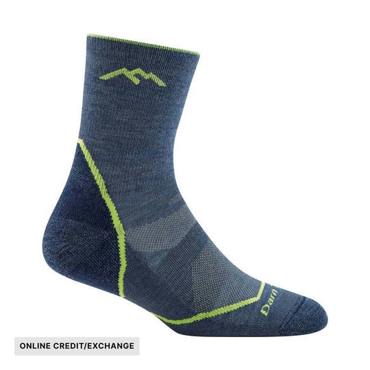 Darn Tough Vermont Kids' Light Hiker Micro Crew Lightweight Hiking Sock - Denim - ONLINE CREDIT/EXCHANGE - Lenny's Shoe & Apparel