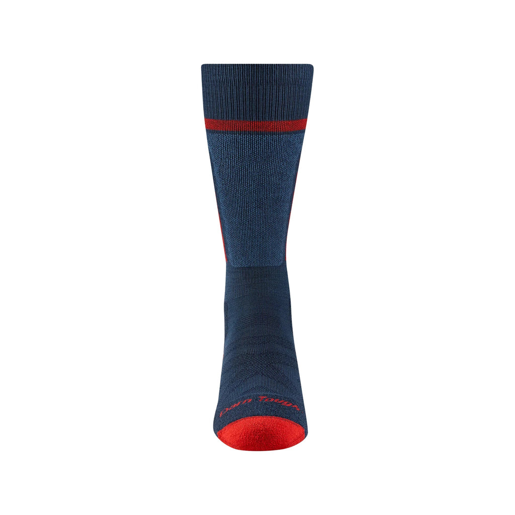 Darn Tough Vermont Kids' T Bar Over The Calf Midweight Ski and Snowboard Socks - Midnight - Lenny's Shoe & Apparel