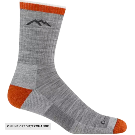 Darn Tough Vermont Men's Hiker Micro Crew Cushion - Flint - ONLINE CREDIT/EXCHANGE - Lenny's Shoe & Apparel
