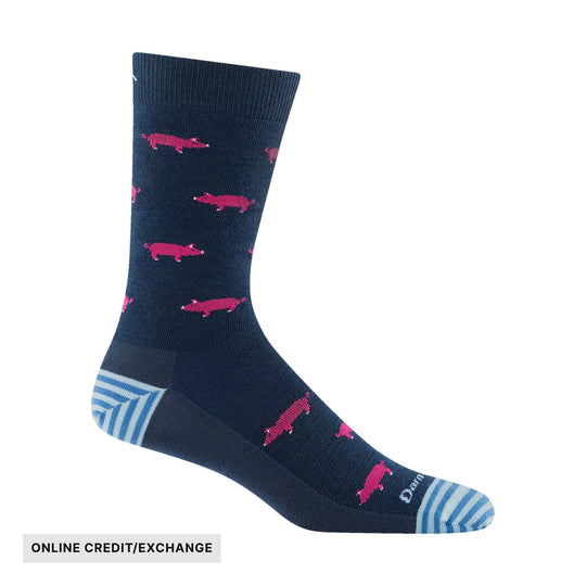 Darn Tough Vermont Men's Truffle Hog Lightweight Lifestyle Sock - Midnight - ONLINE CREDIT/EXCHANGE - Lenny's Shoe & Apparel