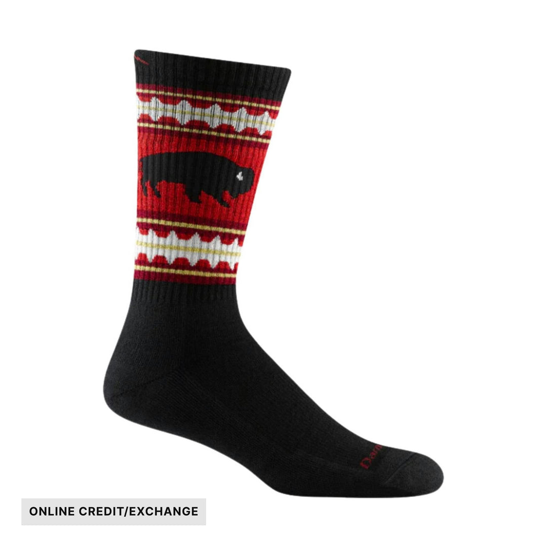 Darn Tough Vermont Men's VanGrizzle Midweight Hiker Boot Sock - Black - ONLINE CREDIT/EXCHANGE - Lenny's Shoe & Apparel