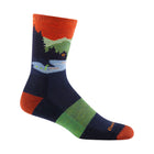 Darn Tough Vermont Men's Close Encounters Micro Crew Midweight Hiking Sock - Eclipse - Lenny's Shoe & Apparel