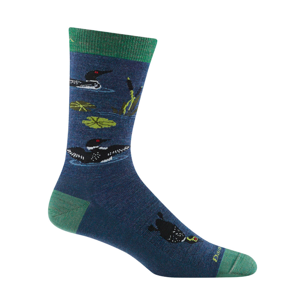 Darn Tough Vermont Men's Diver Crew Lightweight Lifestyle Sock - Denim - Lenny's Shoe & Apparel