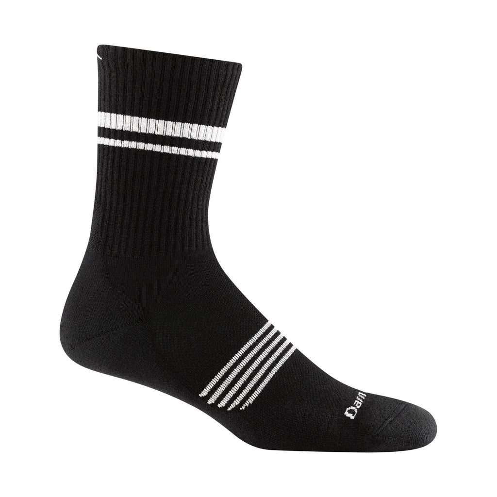 Darn Tough Vermont Men's Element Micro Crew Lightweight Running Sock - Black - Lenny's Shoe & Apparel