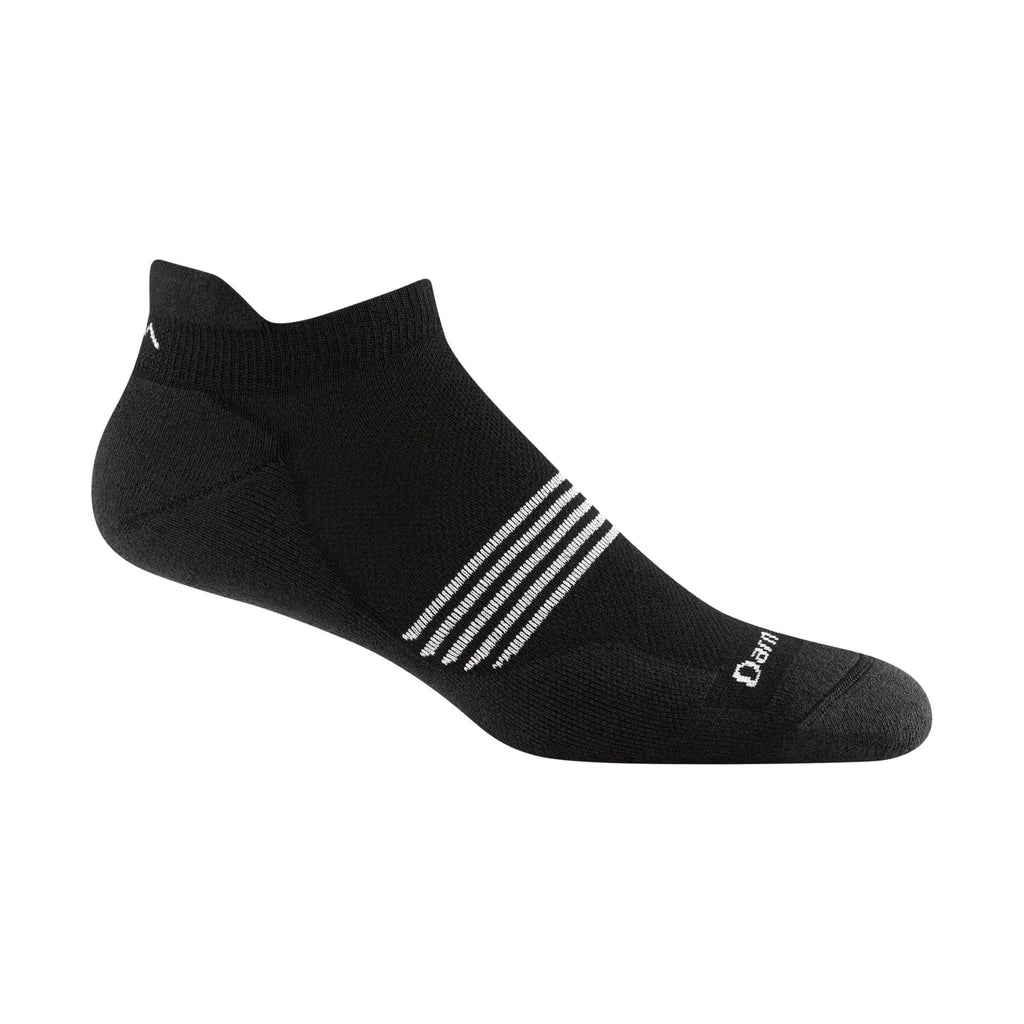 Darn Tough Vermont Men's Element No Show Tab Lightweight Running Sock - Black - Lenny's Shoe & Apparel