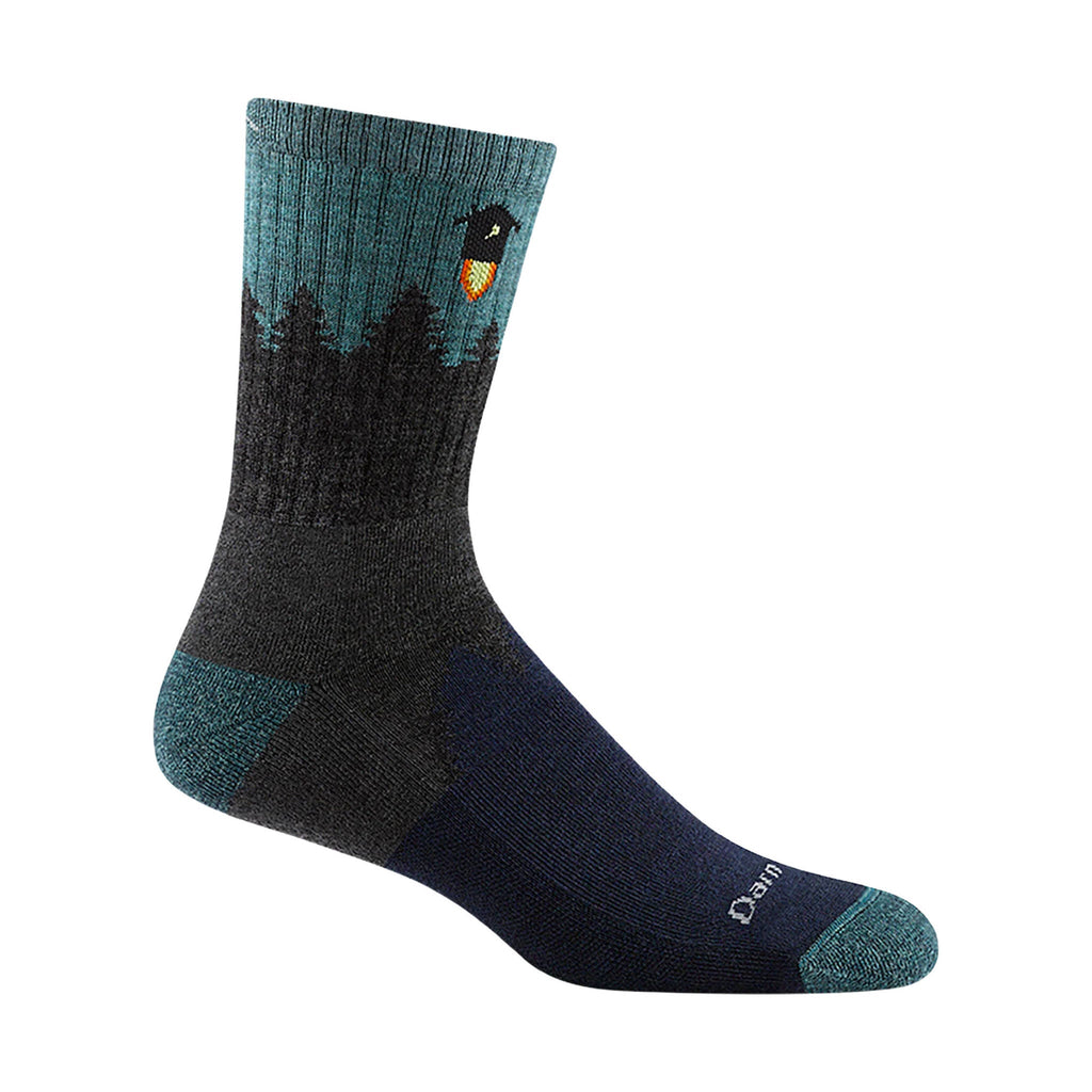 Darn Tough Vermont Men's Number 2 Micro Crew Midweight Hiking Sock - Gray - Lenny's Shoe & Apparel