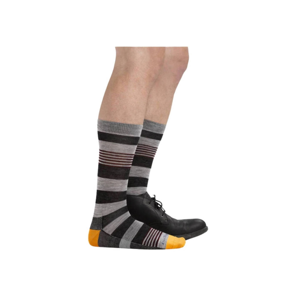Darn Tough Vermont Men's Oxford Crew Lightweight Lifestyle Sock - Gray - Lenny's Shoe & Apparel