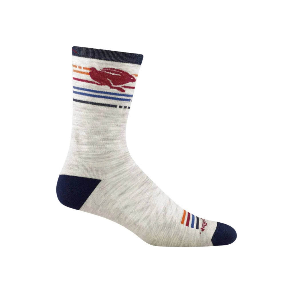 Darn Tough Vermont Men's Pacer Micro Crew Ultra Lightweight Running Sock - Ash - Lenny's Shoe & Apparel