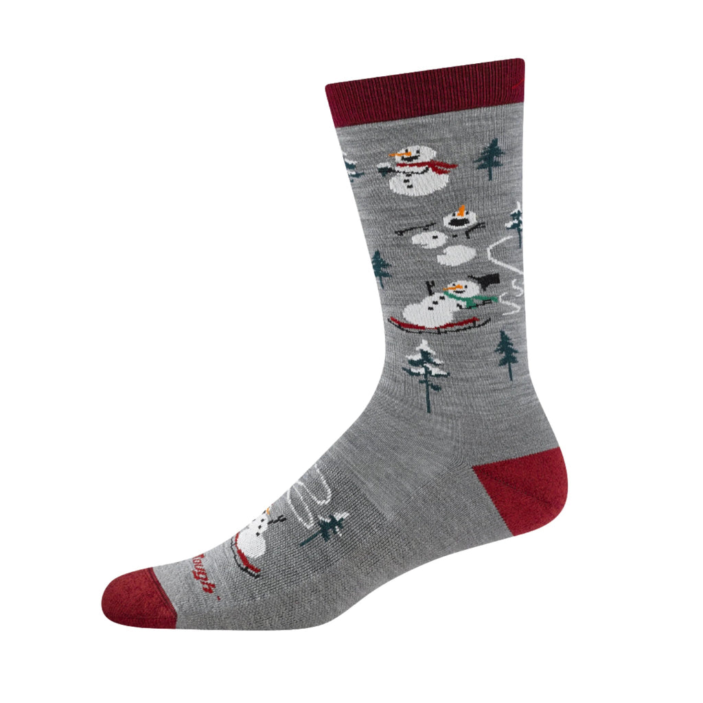 Darn Tough Vermont Men's Sled Head Sock - Gray - Lenny's Shoe & Apparel