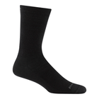 Darn Tough Vermont Men's Solid Crew Lightweight Lifestyle Sock - Black - Lenny's Shoe & Apparel