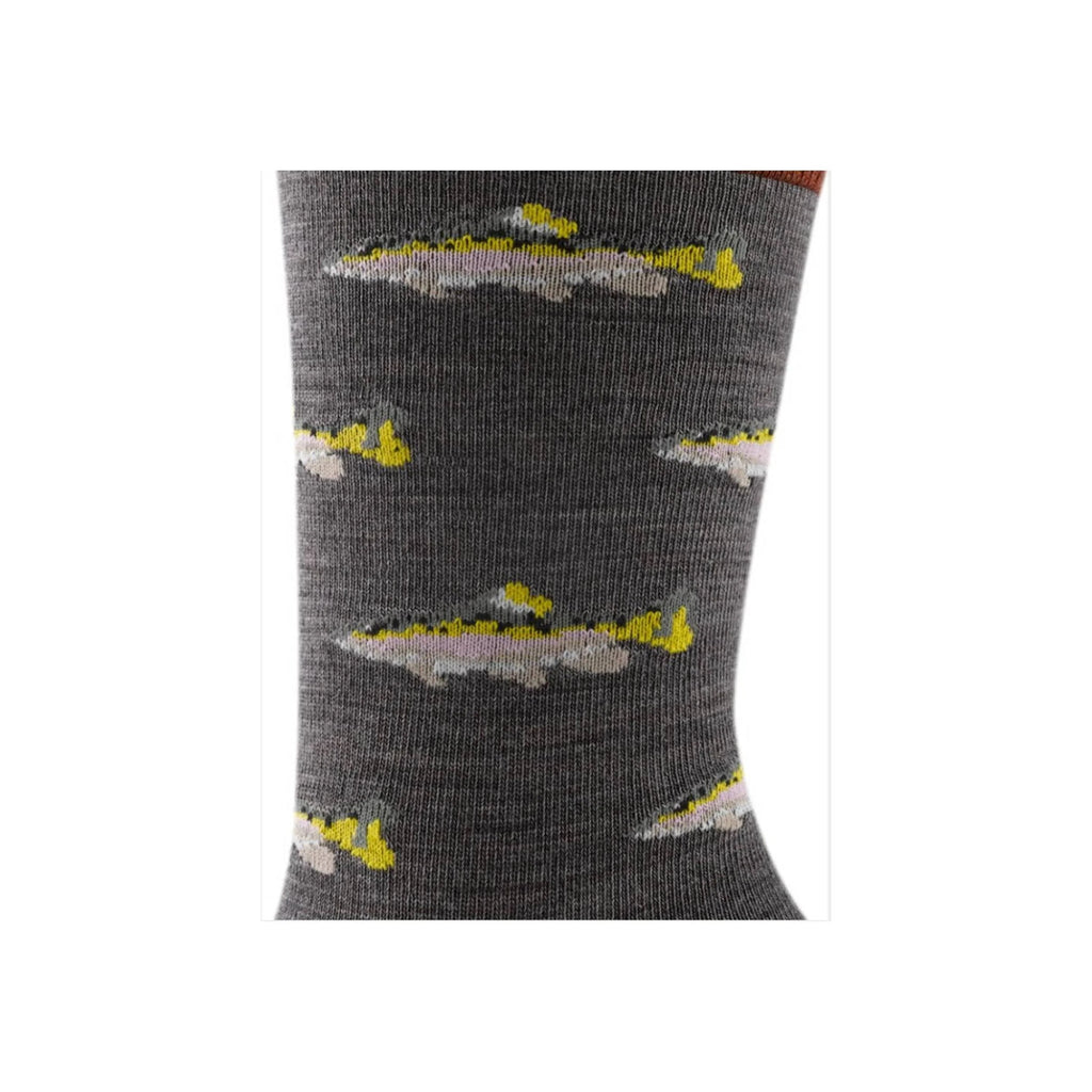 Darn Tough Vermont Men's Spey Fly Crew Lightweight Lifestyle Sock - Taupe - Lenny's Shoe & Apparel