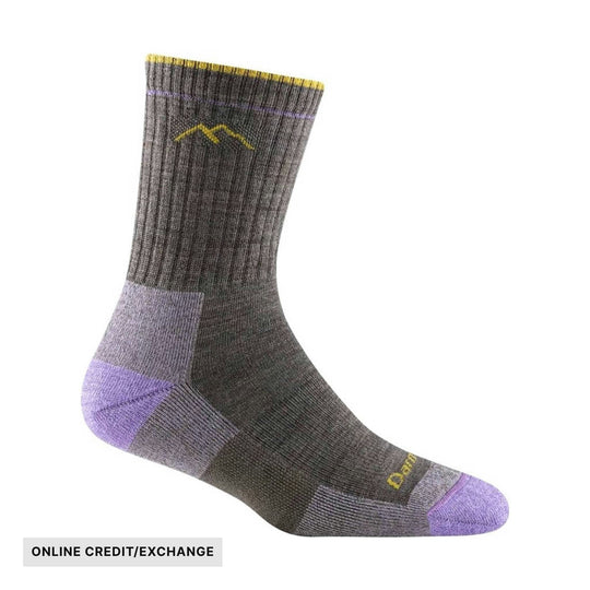 Darn Tough Vermont Women's Hiker Micro Crew Cushion - Taupe - ONLINE CREDIT/EXCHANGE - Lenny's Shoe & Apparel