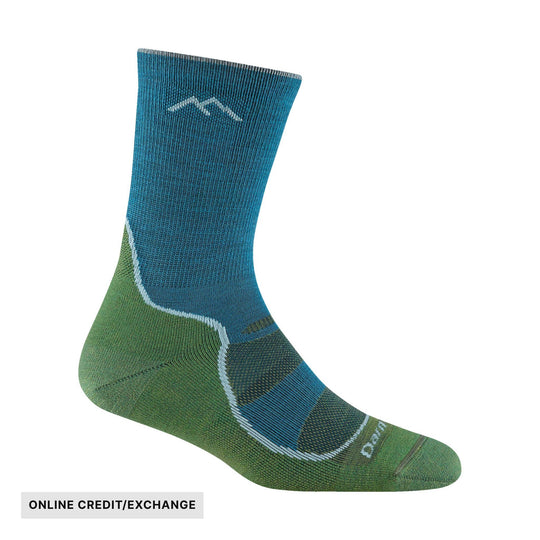Darn Tough Vermont Women's Lightweight Hiker Micro Crew Cushion - Cascade - ONLINE CREDIT/EXCHANGE - Lenny's Shoe & Apparel