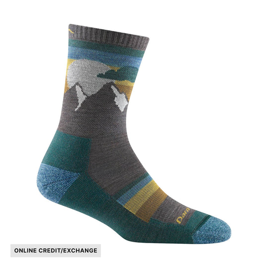 Darn Tough Vermont Women's Sunset Ledge Micro Crew Lightweight Hiking Sock - Taupe - ONLINE CREDIT/EXCHANGE - Lenny's Shoe & Apparel