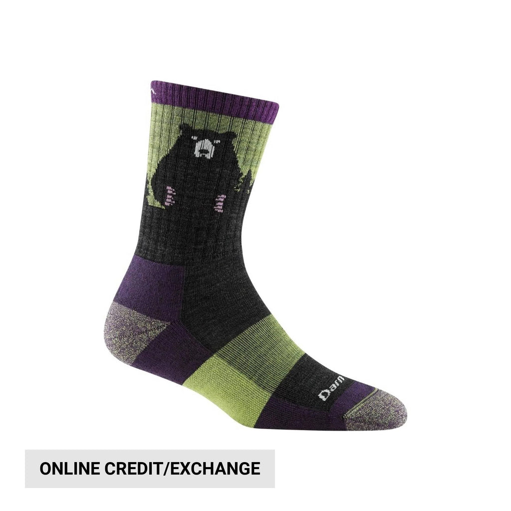 Darn Tough Vermont Women's Bear Town - Lime - Lenny's Shoe & Apparel