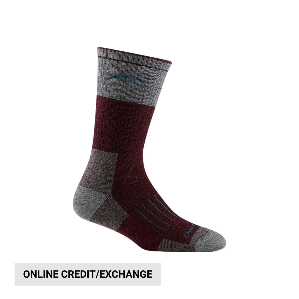 Darn Tough Vermont Women's Boot Heavyweight Hunting Sock - Burgundy - Lenny's Shoe & Apparel