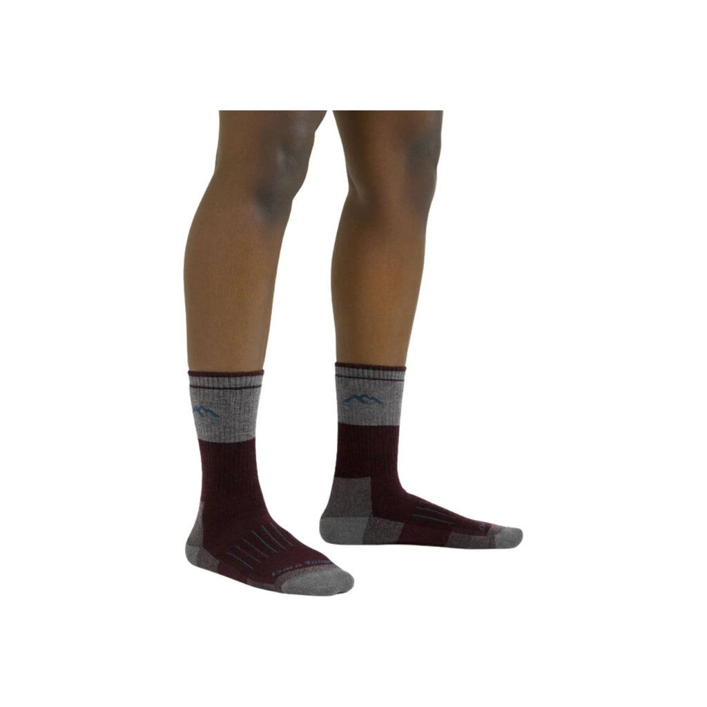 Darn Tough Vermont Women's Boot Heavyweight Hunting Sock - Burgundy - Lenny's Shoe & Apparel