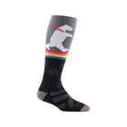 Darn Tough Vermont Women's Due North Over The Calf Midweight Ski and Snowboard Socks - Black - Lenny's Shoe & Apparel