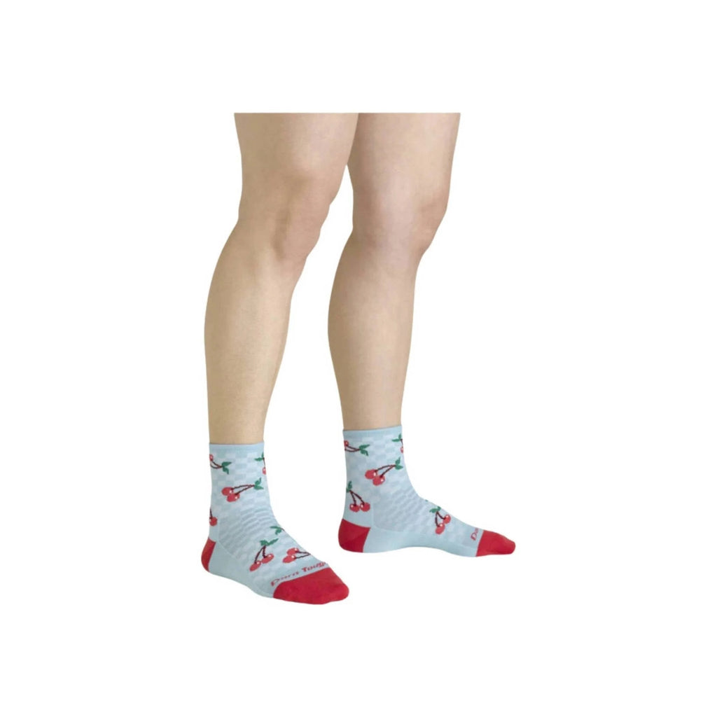 Darn Tough Vermont Women's Fruit Stand Shorty Lightweight Lifestyle Sock - Glacier - Lenny's Shoe & Apparel
